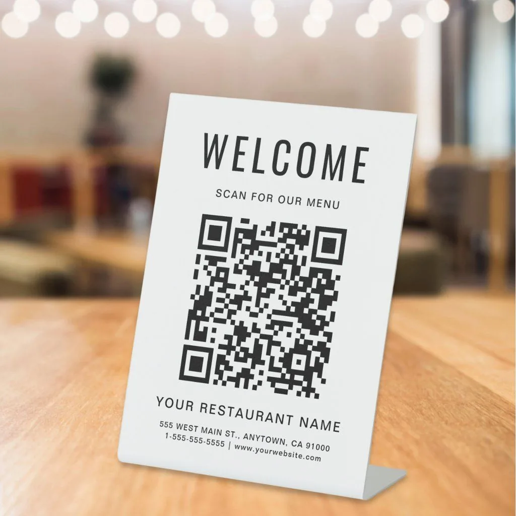 TapXora QR menu sample for hospitality venues